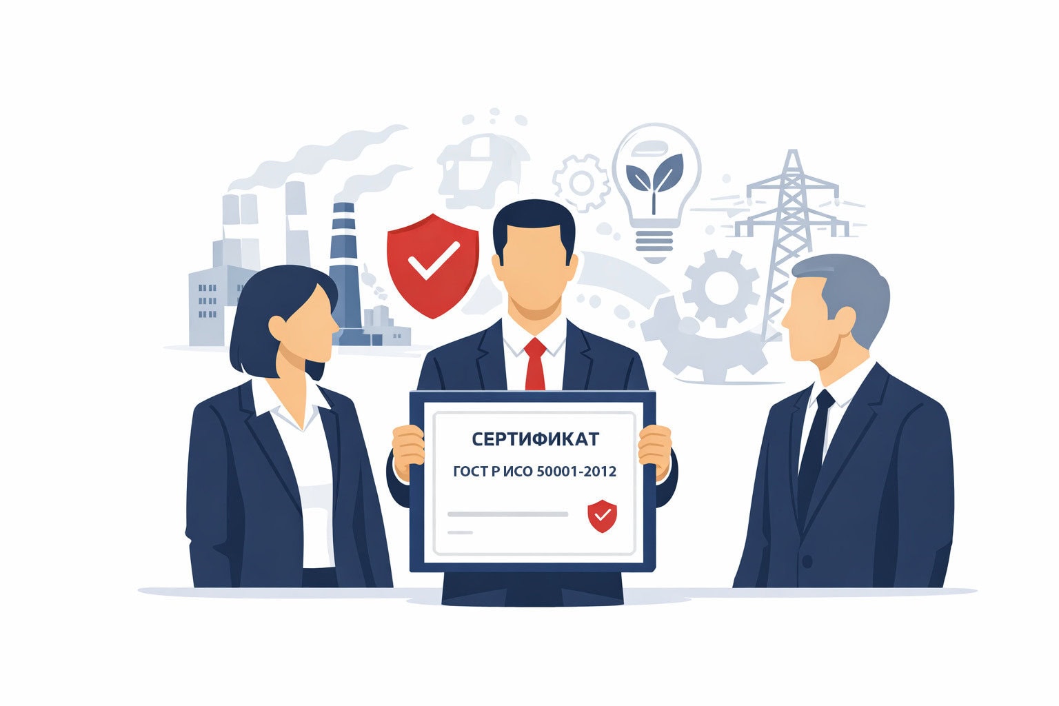 Оформление сертификата ГОСТ Р ИСО 50001-2012 в Хадыженске и по всему Апшеронскому району Краснодарского края