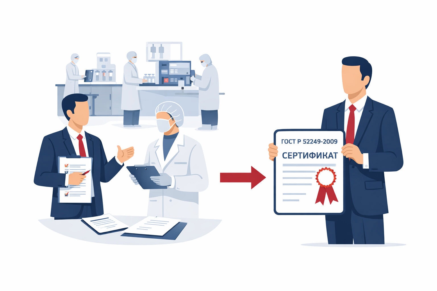 Процедура сертификации ГОСТ Р 52249-2009 в Хадыженске